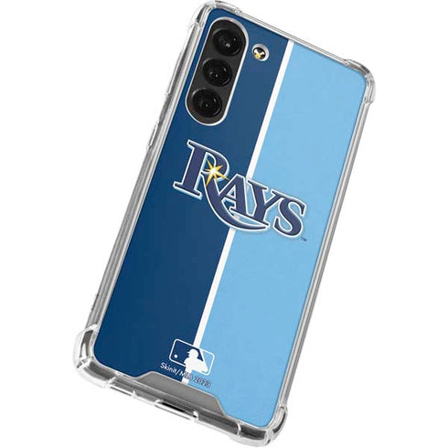 MLB Tampa Bay Rays Split Galaxy S24 FE Clear Case